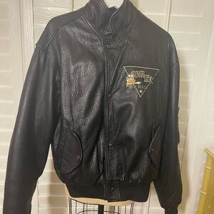 Men's Black Leather Jacket